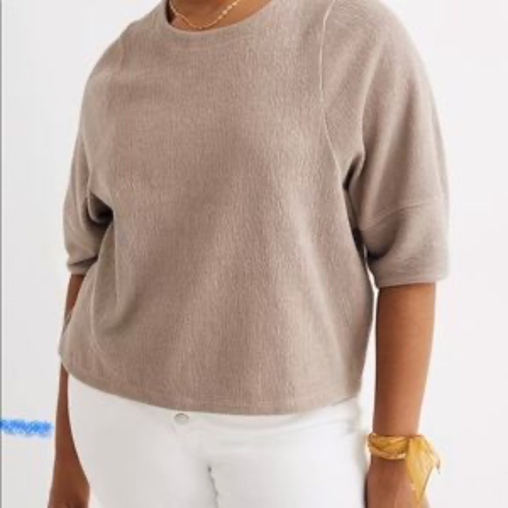 Madewell Ottoman Jacquard Top-